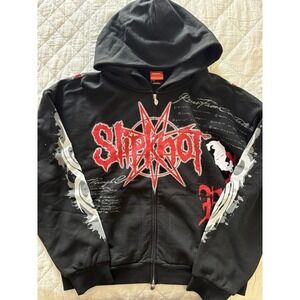 Civil Regime Slipknot 'TIL DEATH CIVIL ZIP UP HOODIE IN‎ BLACK 3XL New